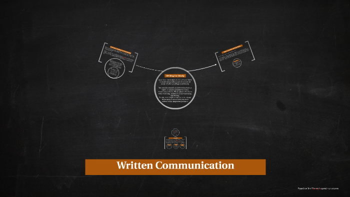 Written Communication by keith bradley on Prezi