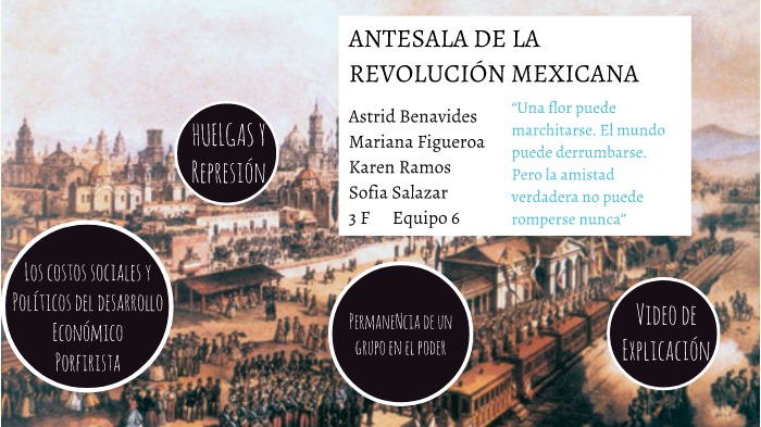 Antesala de la Revolución Mexicana by mariana figueroa