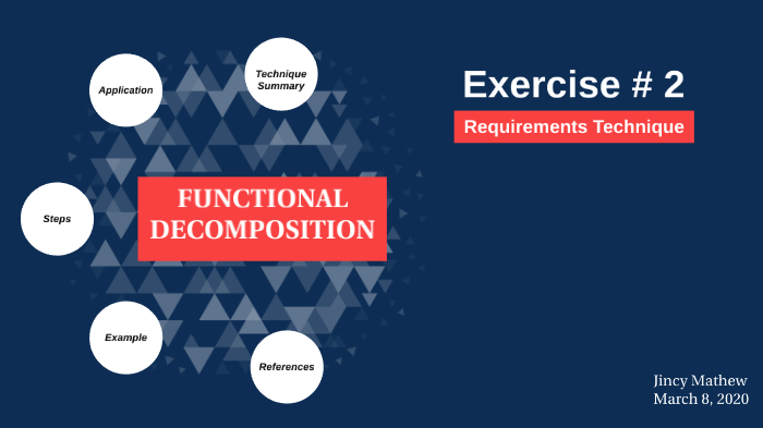 Exercise 2 Requirements Technique Functional Decomposition By Jincy Mathew On Prezi 8695