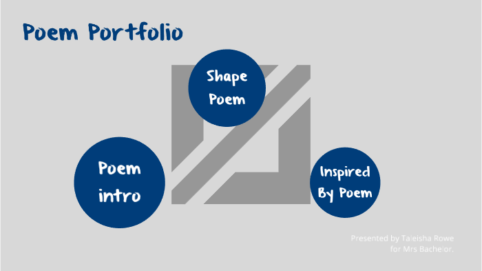 English Poem Presentation by Taleisha Rowe on Prezi