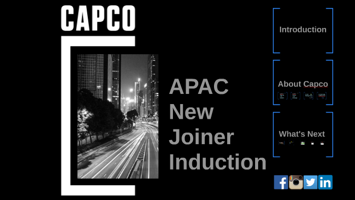 Aug 2015 APAC New Joiner Induction By Capco Hong Kong
