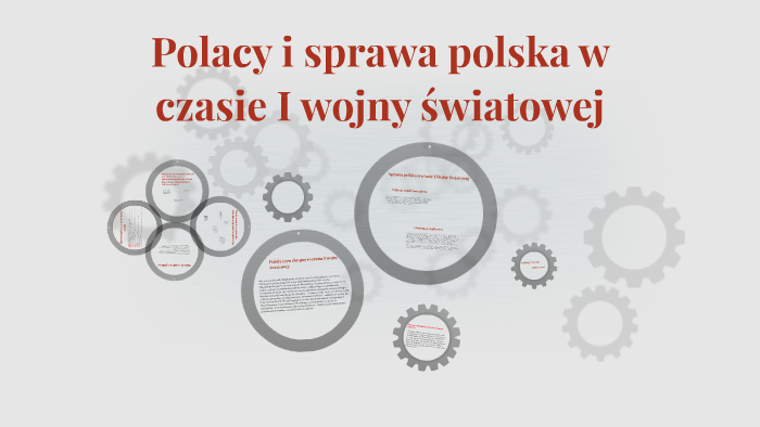 Polacy i sprawa polska w czasie I wojny światowej by Natalia Kk on Prezi