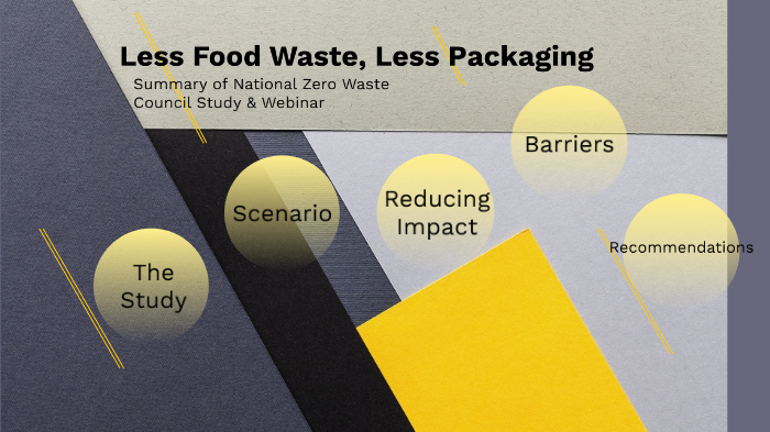 Summary of Less Food Waste, Less Packaging by Krissi Baxter on Prezi