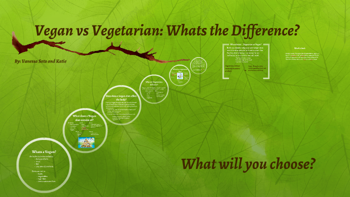 Vegan Vs Vegetarian Whats The Difference By Vanessa Soto 7916