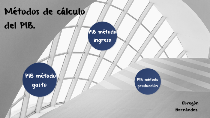 Métodos De Cálculo Del Pib By Diana Obregon 5680