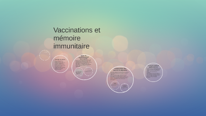 Vaccinations et mémoire immunitaire by Antoine Descombes on Prezi