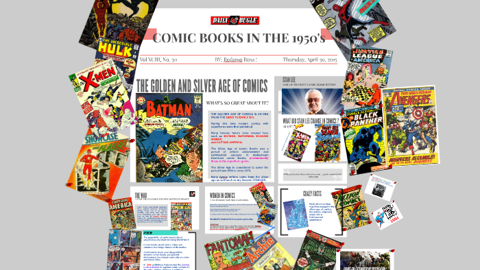 COMIC BOOKS IN THE 1950's by Redamo Rosa on Prezi