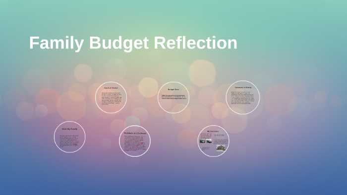 Family Budget Reflection by Julia Johnson on Prezi