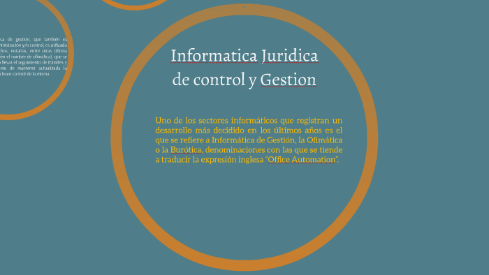 Informatica Juridica de control y Gestion by Alejandra Sanchez on Prezi