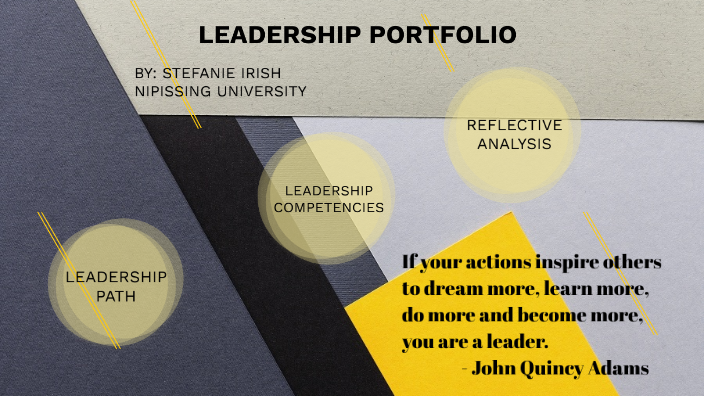 Leadership portfolio by Stefanie Irish on Prezi
