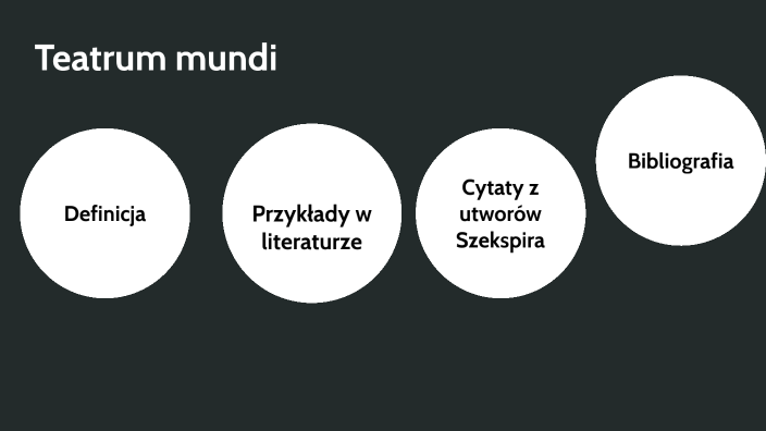 Topos teatrum mundi by maciek elo on Prezi
