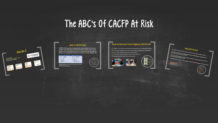 The ABC's Of CACFP At Risk by Shannon Coffin on Prezi