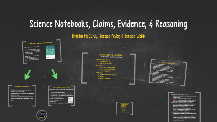 Science Notebooks, Claims, Evidence, & Reasoning by Jessica Webb on Prezi