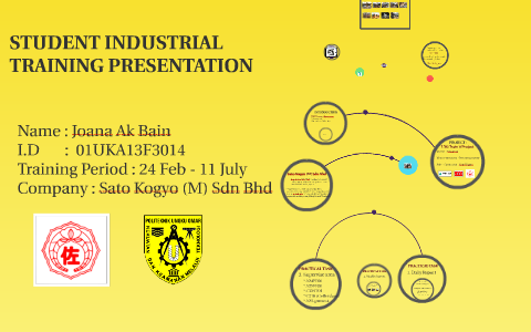 Student Industrial Training Presentation By Joana Bain