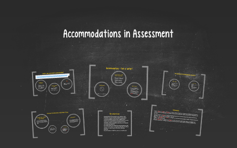 Accommodations in Assessment by Tiffany Dickie on Prezi