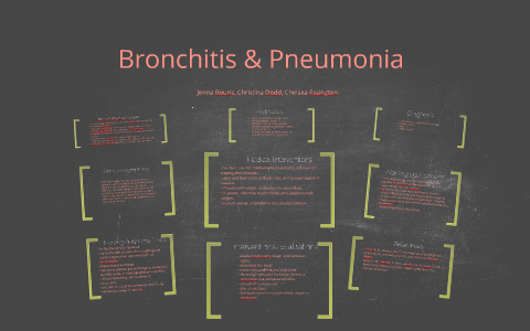 Bronchitis & Pneumonia By Christina Dodd