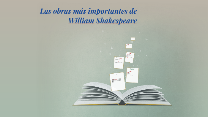 Las Obras Mas Importantes De Shakespeare