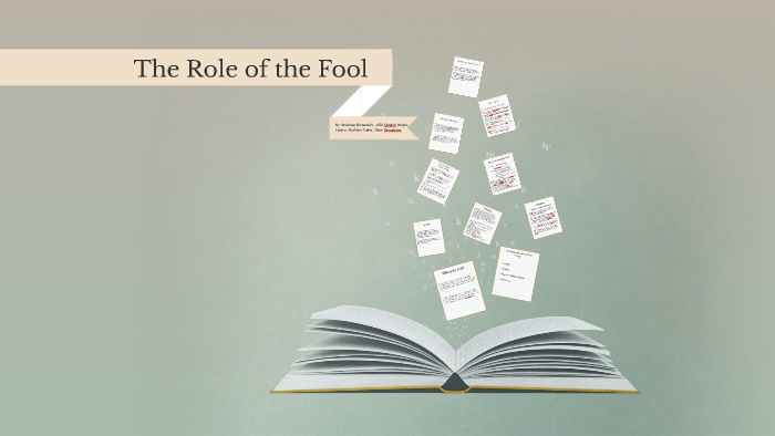 role of fool essay
