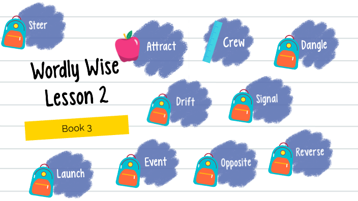 Wordly Wise Lesson 2 Book 3 by Anna Cates on Prezi