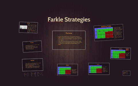 Farkle Rules Chart