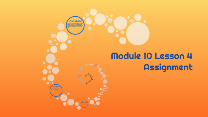 Module 10 Lesson 4 Assignment by Anya Schrader on Prezi