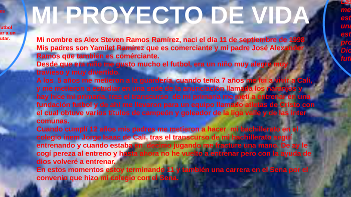 MI PROYECTO DE VIDA by alex stiven ramos ramirez on Prezi