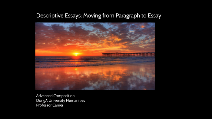sunset descriptive essay
