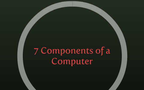 7 components of the computer by stefania herrera on Prezi