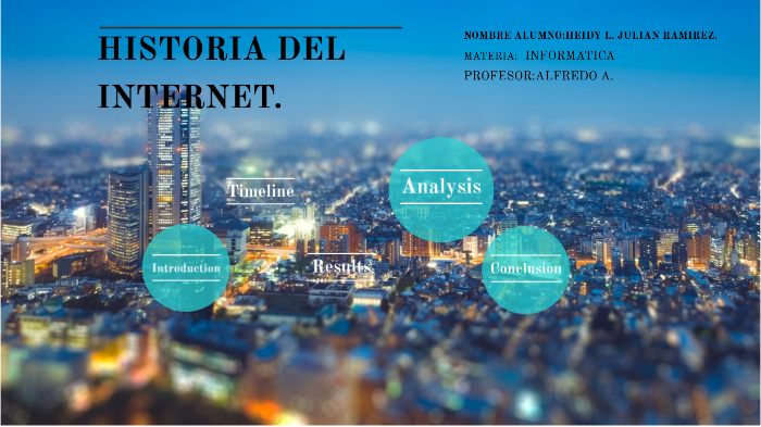 HISTORIA DEL INTERNET by heidy julian ramirez on Prezi