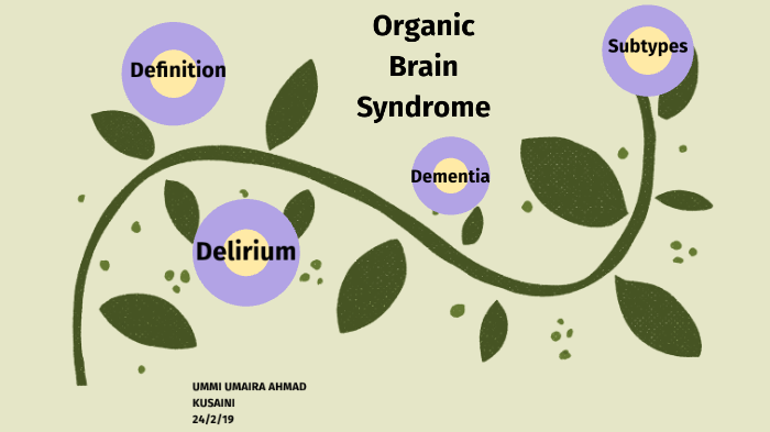 Organic brain syndrome что это