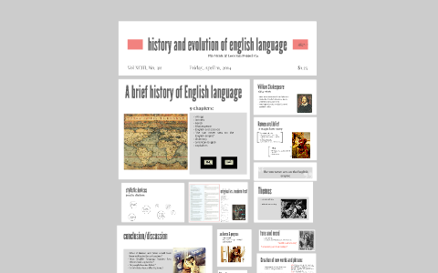 history and evolution of english language by loes vp on Prezi