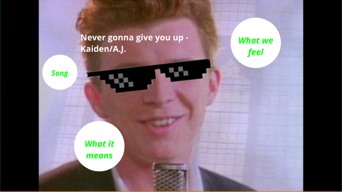 Never Gonna Give You Up Song Analysis By Kaiden Wakeman Student