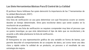 las siete herramientas básicas para el control de la calidad by jose ...