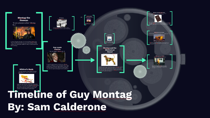 Timeline of Guy Montag by Sam Calderone