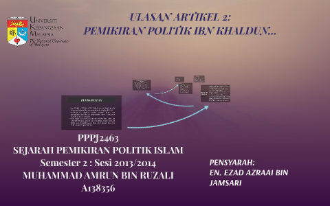 Pemikiran Politik Ibn Khaldun By