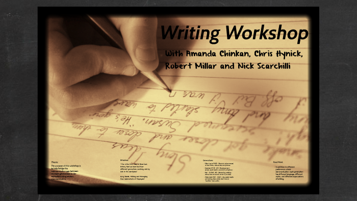 New School Writing Workshop By Amanda Chinkan