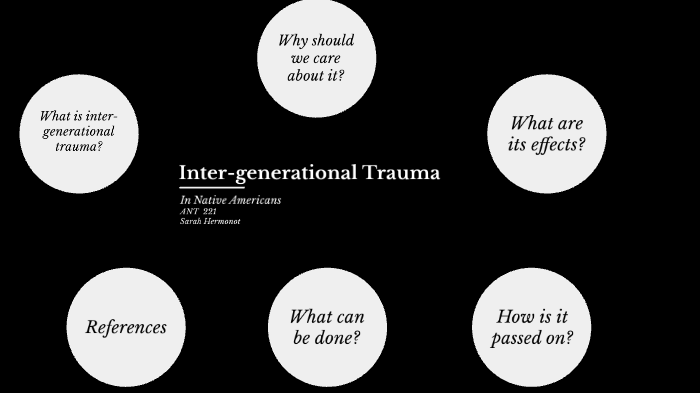 Intergenerational Trauma In Native Americans By Sarah Hermonot On Prezi