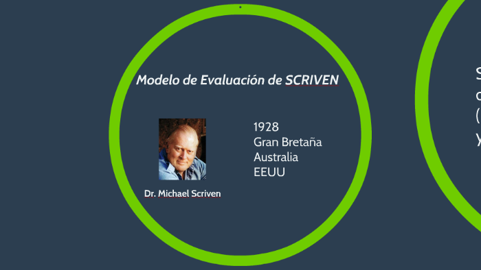 Modelo de evaluación de Scriven by Diego Navarro