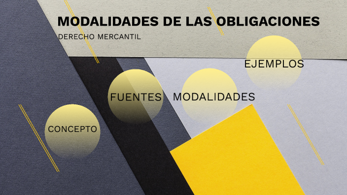 MODALIDADES DE LAS OBLIGACIONES By Centro De Gomac On Prezi