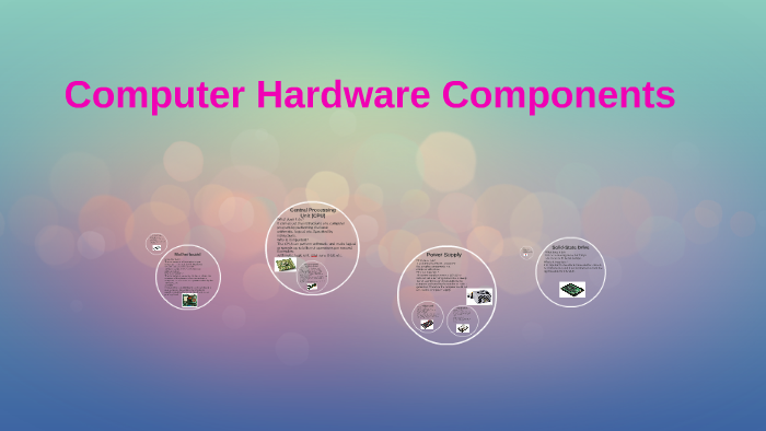 Computer Hardware Components by Brooke Gilbert on Prezi