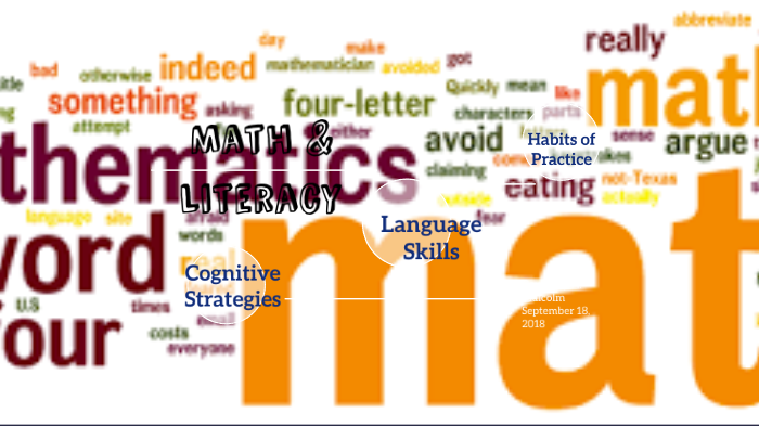 Disciplinary Literacy (Mathematics) by Courtney Malcolm on Prezi