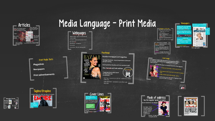 Media Language - Print Media by Nick Pritchard on Prezi