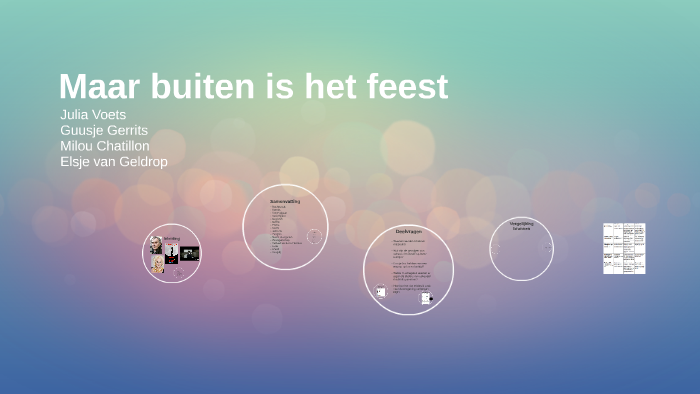 Maar buiten is het feest by Elsje van Geldrop