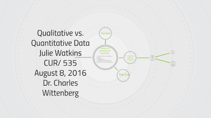 Qualitative vs. Quantitative Data by Julie Watkins on Prezi