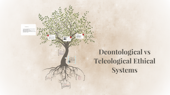 deontological and teleological