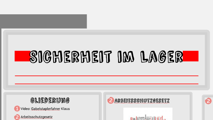 Sicherheit Im Lager By Michele Bissert On Prezi Next