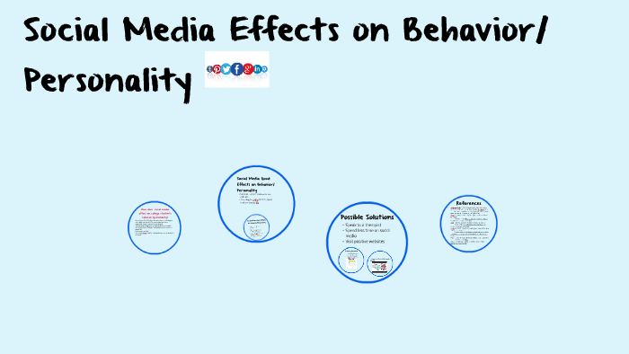 the effects of social media on behavior presentation