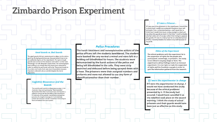 zimbardo prison experiment explained