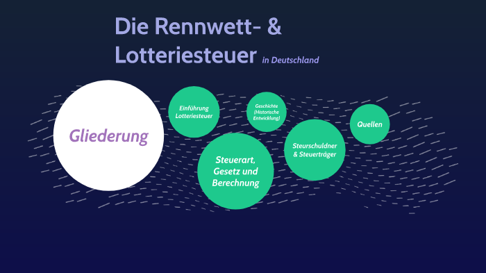 Lotteriesteuer Lotteriesteuer
