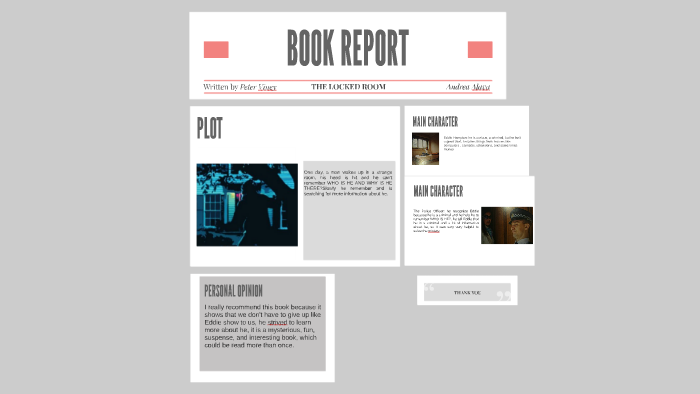 book report on books